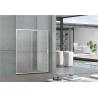Buy cheap Bright Silver Inline Glass Shower Doors With One Sliding Aluminum Alloy SGCC from wholesalers