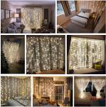 IP65 300leds Solar Garden Fairy Lights Warm White For Wedding Halloween