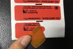 Anti -Magnet Theft Tamper Evident Security Label Void Open Sticker