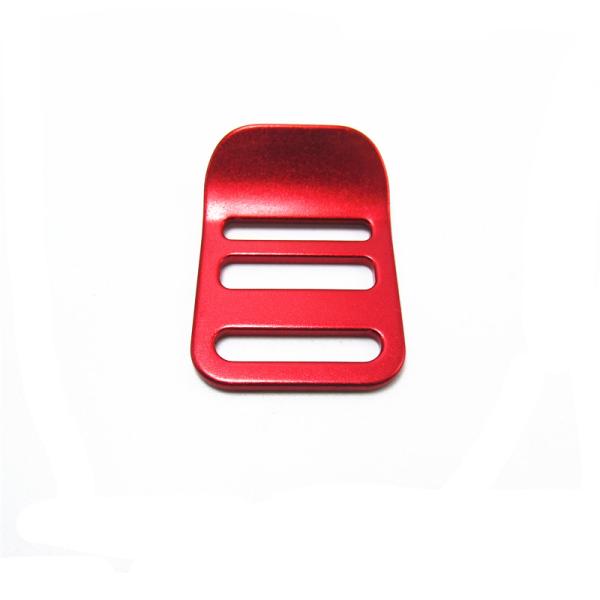2021 New Product Aluminum 25mm Double Bar Ladder Lock Buckle For Webbing Backpack Strap