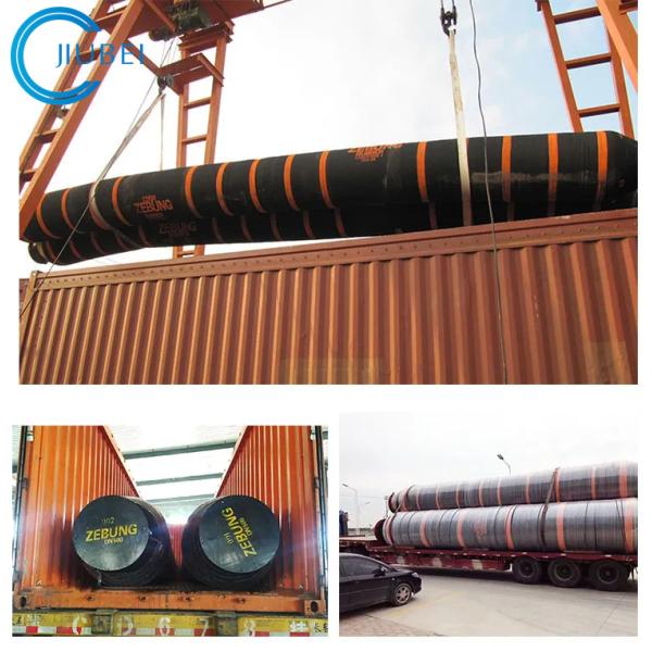 Petroleum Transfer Self Floating Dredge Hose Rubber High Flexibility Oil Delivering