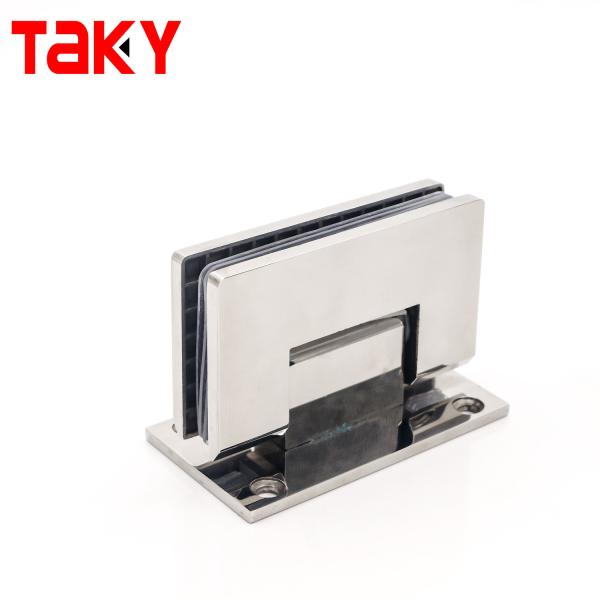 Hydraulic Glass Hinge for Hotel Shower Door Wall Mount 600-800mm Width Stainless