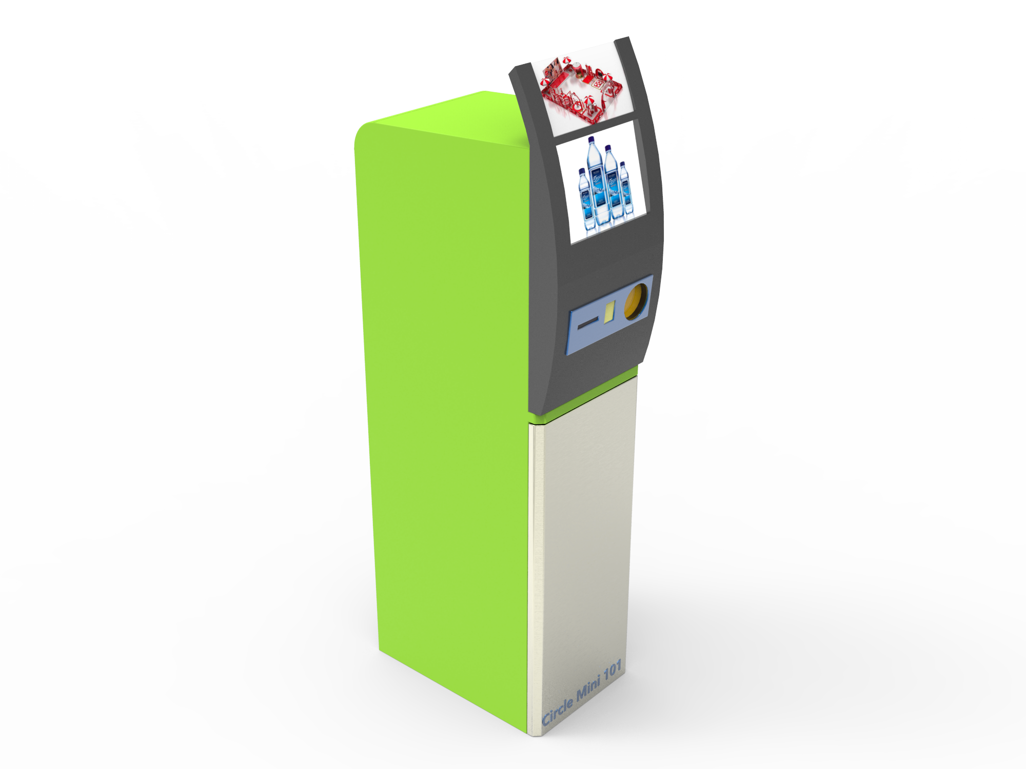 Commercial Supermarket Indoor Circle RVM 733 Rvm Vending Machine