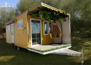 Wholesale Prefab Small House On Wheels For Family Travel And Simple Living from china suppliers
