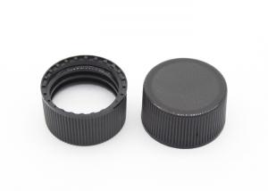 China Black PP Plastic Screw Caps 24mm Capacity With High Sealing Performance on sale