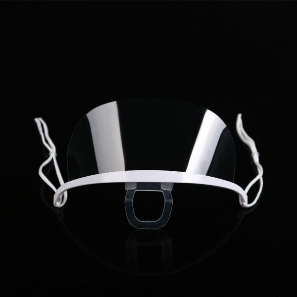 Spittle Prevention Transparent Plastic Face Mask For Dental