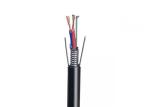 Mobile Networks 6 Core3.0mm Hybrid Fiber Coaxial Cable , PBT Hybrid Fiber Copper