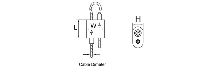 Hanging Kit Loop Gripper Used For Hanging Wire Rope And The Copyright Product