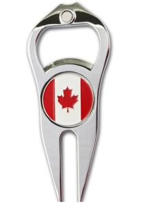 Wholesale Custom Laser Engraving Logo Metal Bent Fork Golf Repair Divot Tool from china suppliers