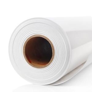 Wholesale White glossy Permanent Glue 100mic PVC Self Adhesive Vinyl 140gsm For Digital Printing from china suppliers