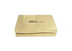 Cardboard Magnetic Book Shaped Box Glossy Gold Paper Hair Extension Packaging