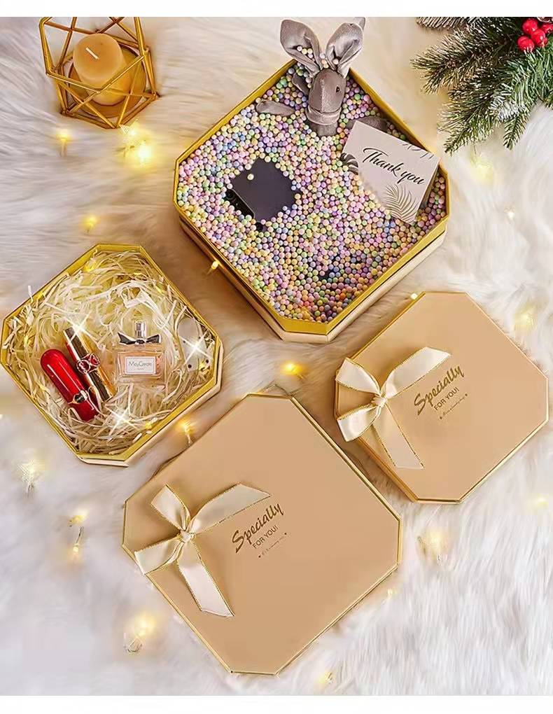 Birthday Candy Gift Cardboard Box Baby Pink Cosmetic Perfume Bottle Package