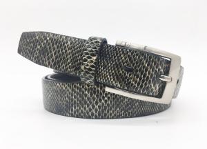 Wholesale 1 1/4 Wide Womens Genuine Leather Belt Bright Snake Grain Dress Belt BRACHI from china suppliers
