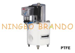 Wholesale 1/2'' 3/4'' 1'' PTFE Solenoid Valve Acid Alkali Resistant 24V 220V from china suppliers