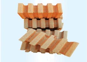 Wholesale Anti - Wear High Alumina Fire Proof Brick For Furnace Roof 70% Al203 Yellow Color from china suppliers