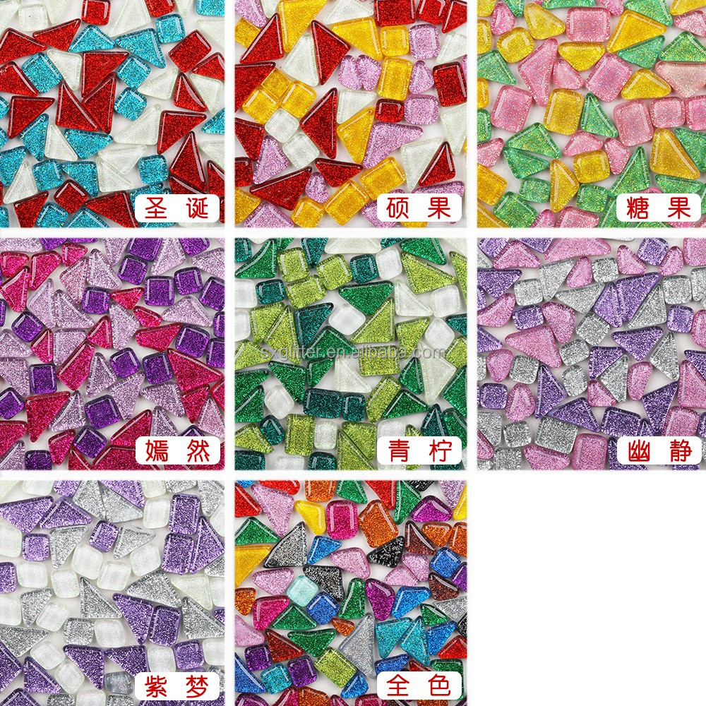 Plastic Holiday Decorations DIY Art Kits for Creative Children's Handmade Crystal Free Stone Glass Painting Background Wall