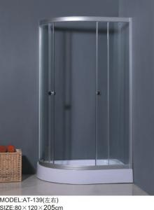 Wholesale Aluminum frame Corner Shower Enclosures kits various glass design 0.25CBM from china suppliers