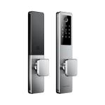 Bluetooth Door Lock Stainless Steel Cylinder Lock Fingerprint Pin Key Unlock