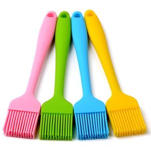 Wholesale Solid Core And Hygienic Silicone Pastry Brush , Silicone Basting Brush For BBQ from china suppliers