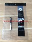 Custom Printing Transparent Packaging PE Bags For Stationery Small Gift Hair