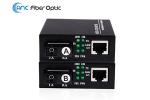 10 100 1000M Single Fiber Optic Media Converter SM 1310nm / 1550nm SC Port