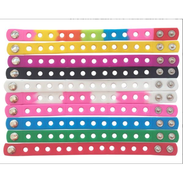 Silk Screen Printing Custom Logo Scented Silicone Bracelet for Other Activities Usage