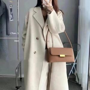 Wholesale                  Winter Mongolian Cashmere Overcoat Luxury Ladies Long Alpaca Wool Trench Coat Women 100% Wool Cashmere Handmade Coat for Women              from china suppliers