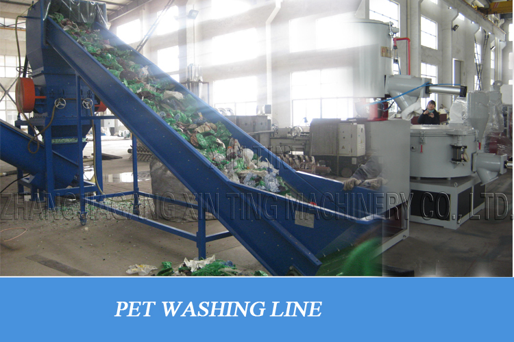 Mineral Bottle / Post Consumer Bottle Pet Bottle Washing Recycling Line Big Capacity