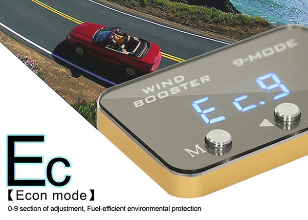 Ultra Thin Toyota Bluetooth Car Throttle Controller Econ Mode Fuel Efficient