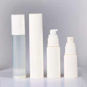 Wholesale Senior PAK Manufacture PP White Matte Vacuum Bottle 15ml 30 50ml Airless Bottle Bottling Spray Emulsion Customized Accepted from china suppliers