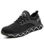 ODM OEM Summer Flying Knit Work Shoes Anti-smashing Steel Comfortable Safety