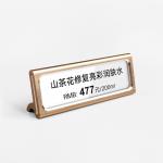 Metal Price Sign for Bread Store Display Stand