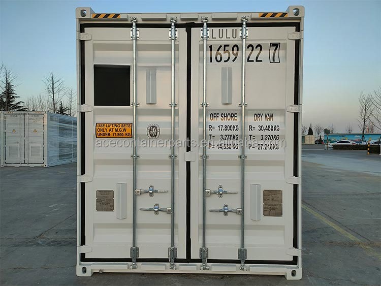 20ft Closed Box Double Door Corten Steel CCU Units for Oil Drilling DNV 2.7-1 Standard Offshore Container Cargo Carrying