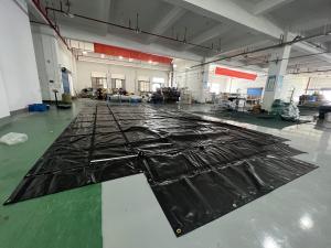 Wholesale 18oz Pvc Tarpaulin Blue Steel Tarps For Flatbed Truck Cover Lightweight Waterproof from china suppliers