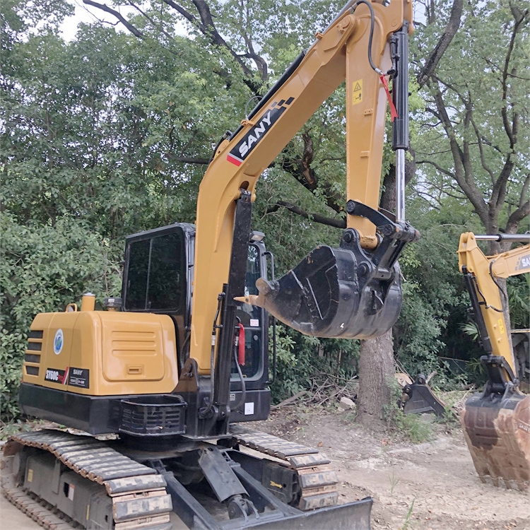 ISUZU Engine Used SANY Mini Excavator 6 Ton SY60C Small Digger Excavator for Projects