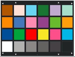 Wholesale Reflective Type Picture Resolution Chart YE0188 Color Photography Graphic Artscolors from china suppliers