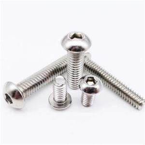 Wholesale M5 M6 Super Duplex Stainless steel Pan Head machine Screw ISO7380 from china suppliers