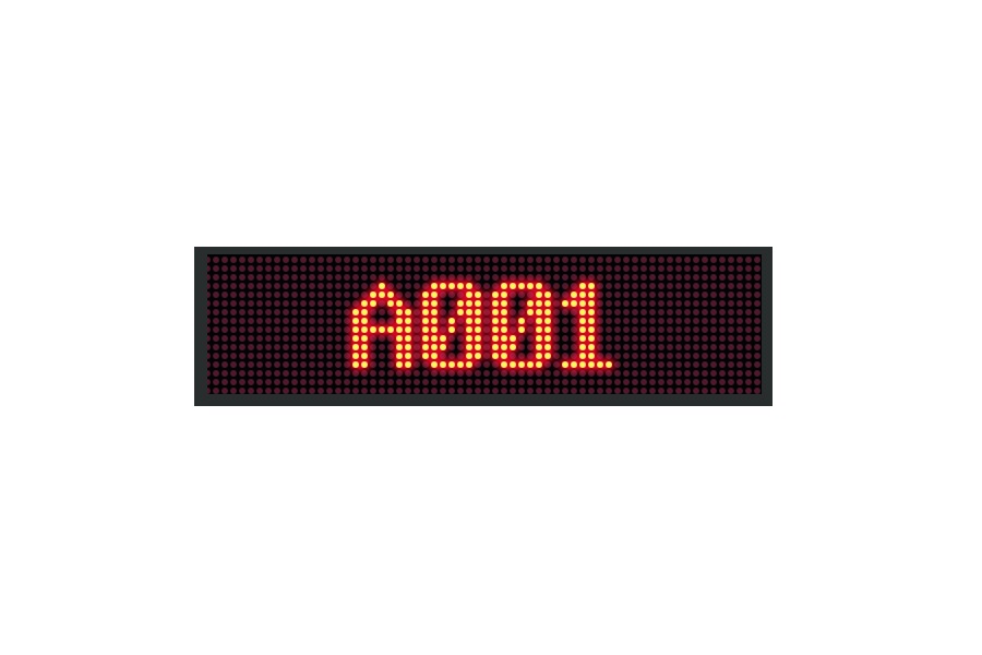 Queue Management System LED Counter Display 
