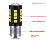 1157 1156 4014 66 SMD LED Brake Light Cars Reversing Interior LED Bulbs Auto
