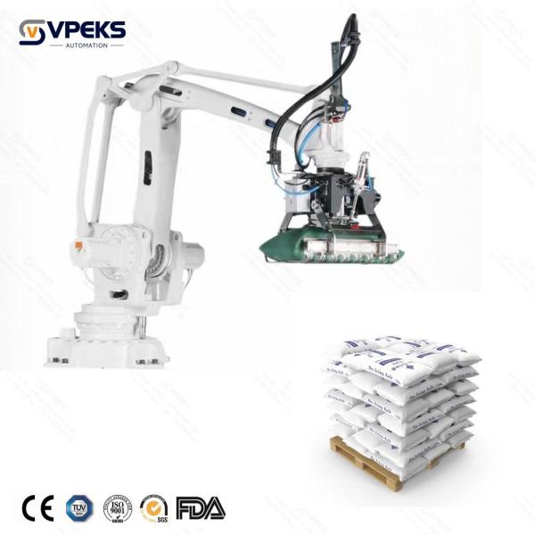 Robotic Arm Robot Depalletizer Machine With Dependable Functionality