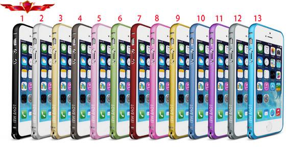 100% Test And Verify Aluminum Bumper For Iphone 5 5S High Quality Gift Box