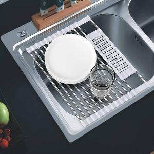 Wholesale Multi purpose Home Storage Organization Roll Up Dish Drying Rack Over The Sink from china suppliers