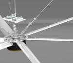 8 FooT 2.4M Resistant Oxidation High Volume Low Speed Fans