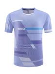 Sport Suit Women's And Men's Badminton Training Suit Full-Prints T Shirts