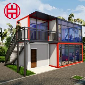 China 20ft 40ft Apartment Shipping Container House Bar Coffee Shop Store with Online Support on sale