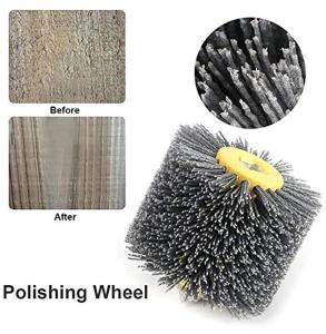 Wholesale Cylindrical Wire Abrasive Nylon Wheel Brush For Wooden Furniture Burnishing Drawing from china suppliers