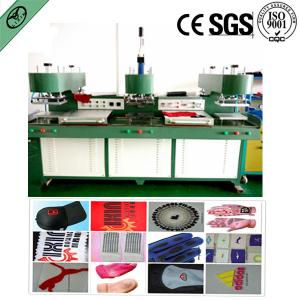 China liquid pvc T shirt logo making machinery stable oil hydraulic system exfactory price on sale