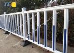 Hot Dip Galvanized Roadside Fence Steel Pipe Concrete For Road Traffic Safety