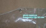 fashion disposable clear ldpe poly laundry suit garment packaging dry cleaning