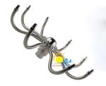 Windmill Rotating Water Fountain Nozzles Stainless Steel DN40 With Color Lamps